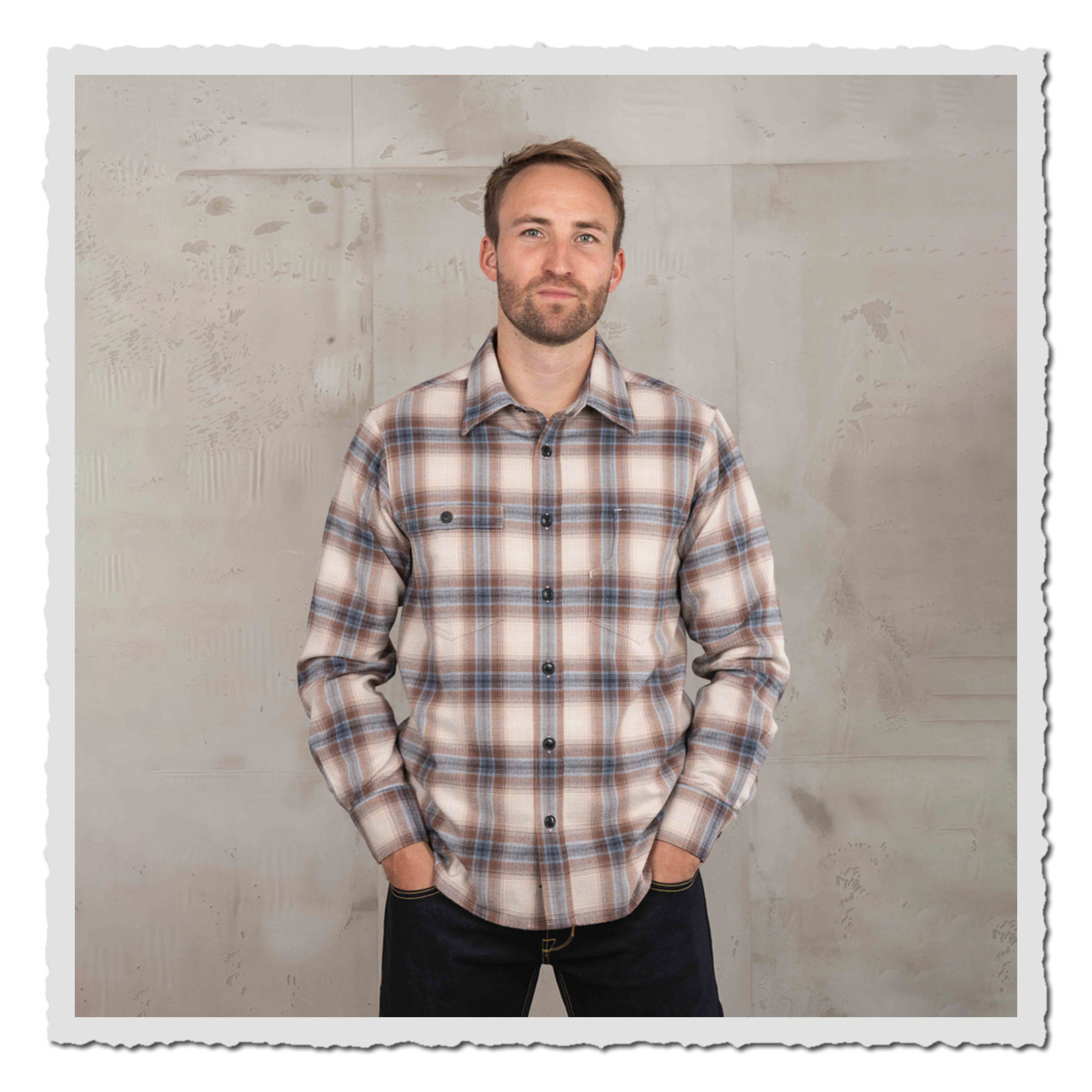 Pike Brothers 1937 Roamer Shirt Stirling Braun  Pike Brothers 1937 Roamer Shirt Stirling Brown – Retro-Hemd aus 100% Baumwolle